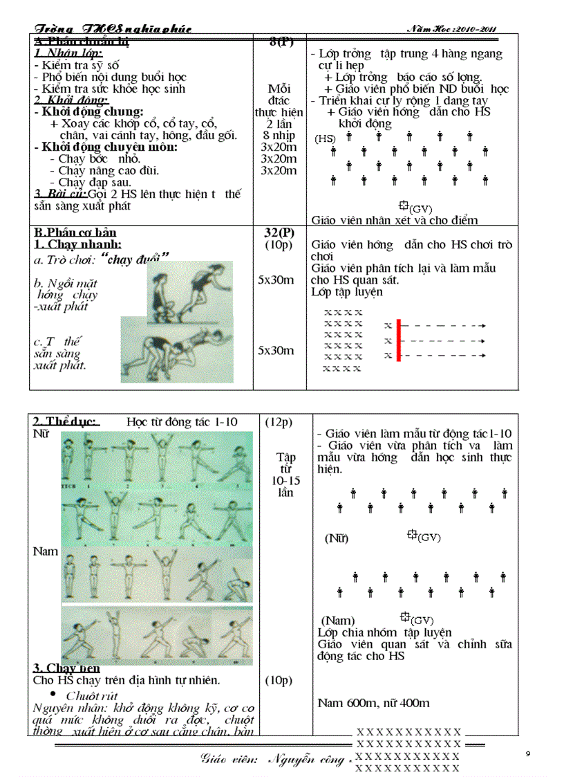 image for page Giao an the duc 9 hk1