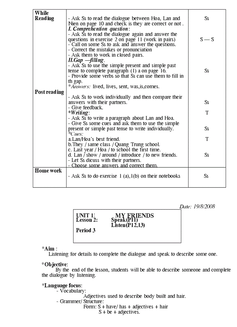 image for page Giao an tieng anh 8 Theo PPCT moi