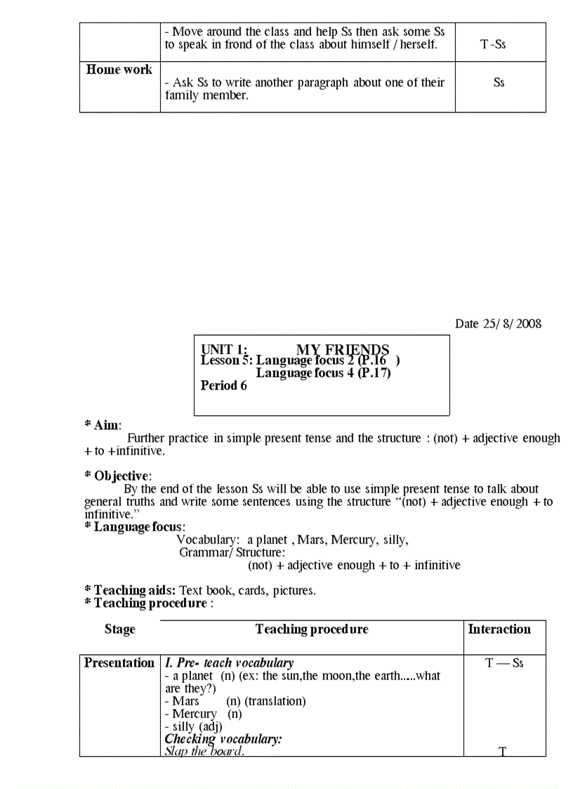 image for page Giao an tieng anh 8 Theo PPCT moi