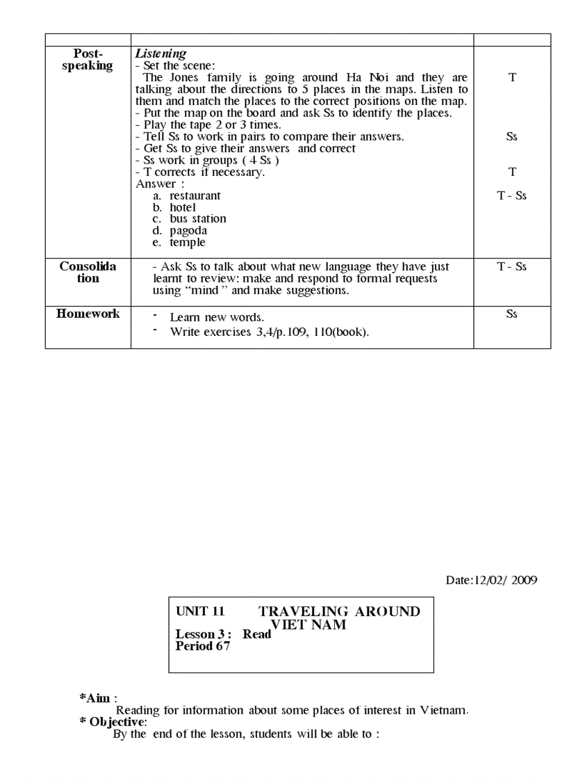 image for page Giao an tieng anh 8 Theo PPCT moi