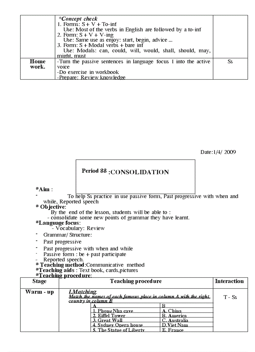 image for page Giao an tieng anh 8 Theo PPCT moi