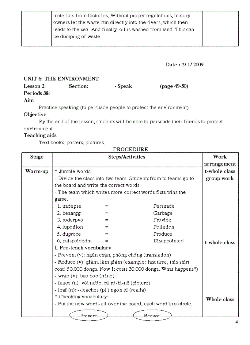 image for page Giao an tieng anh 9 HK II