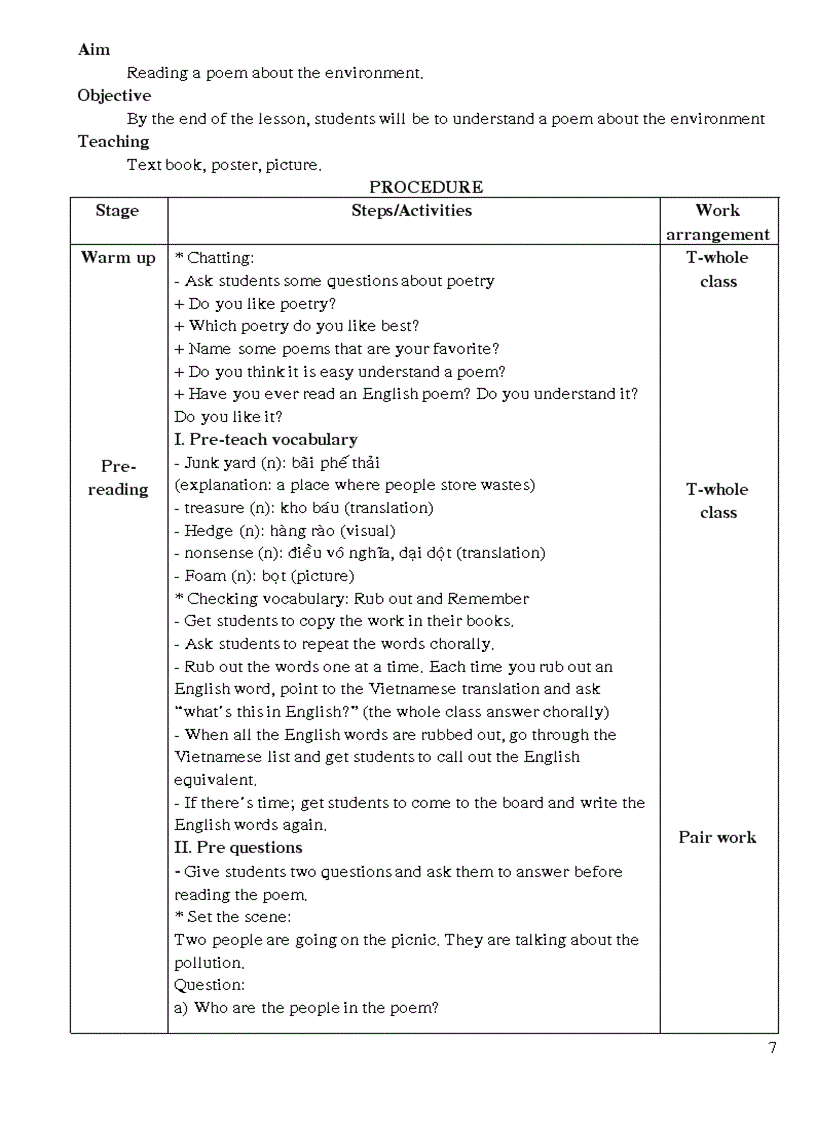 image for page Giao an tieng anh 9 HK II