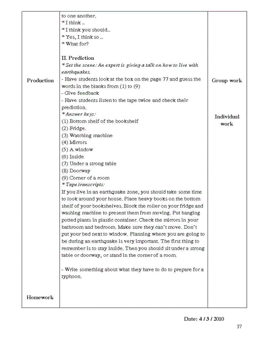 image for page Giao an tieng anh 9 HK II