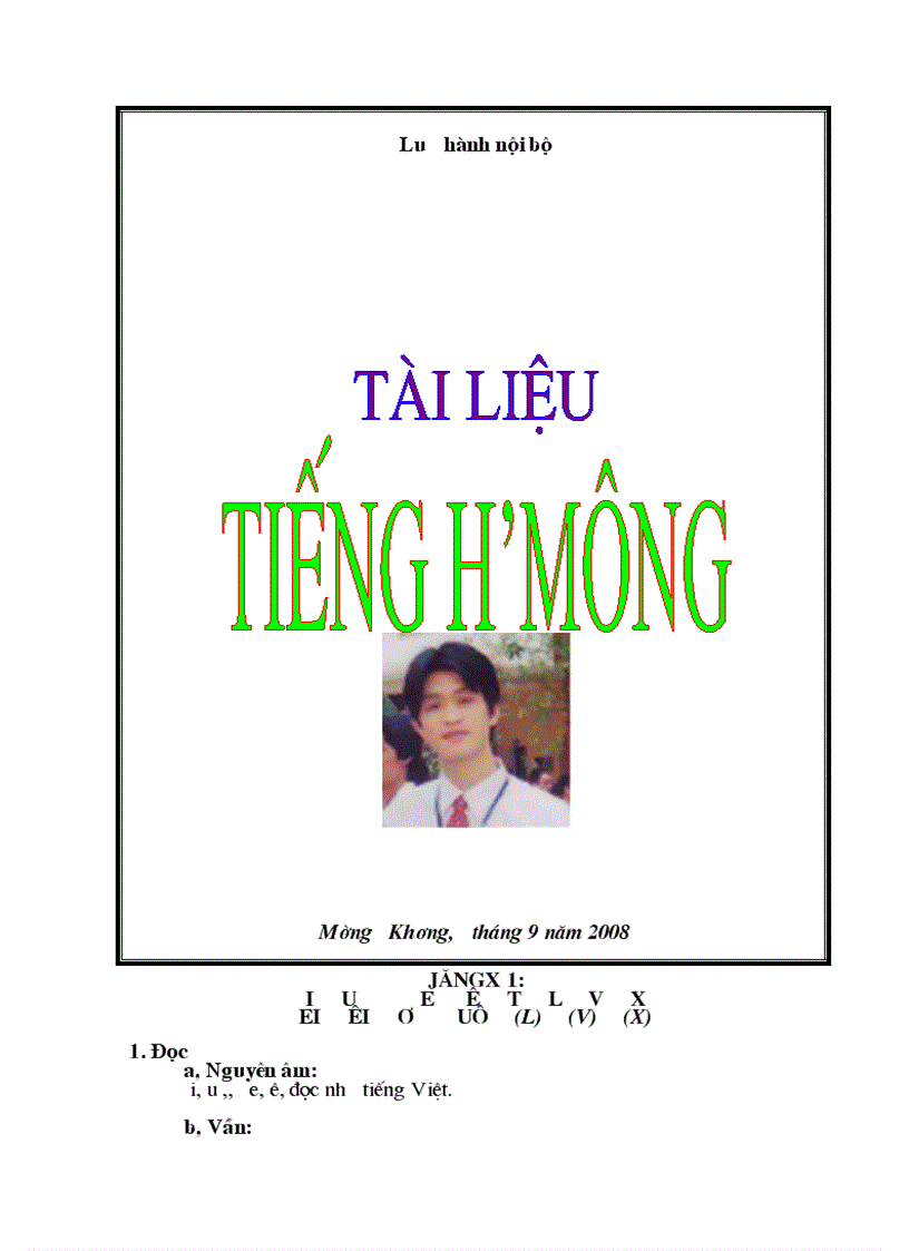 image for page Giáo án tiếng Mông