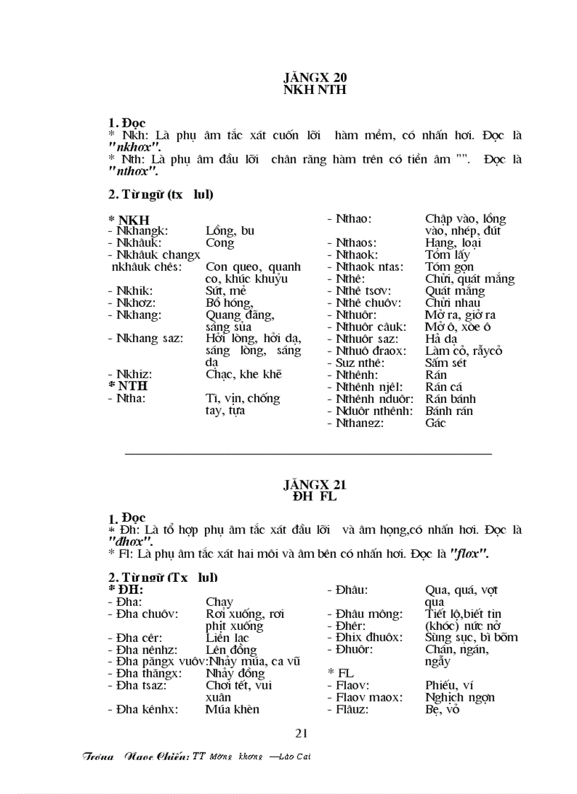 image for page Giáo án tiếng Mông