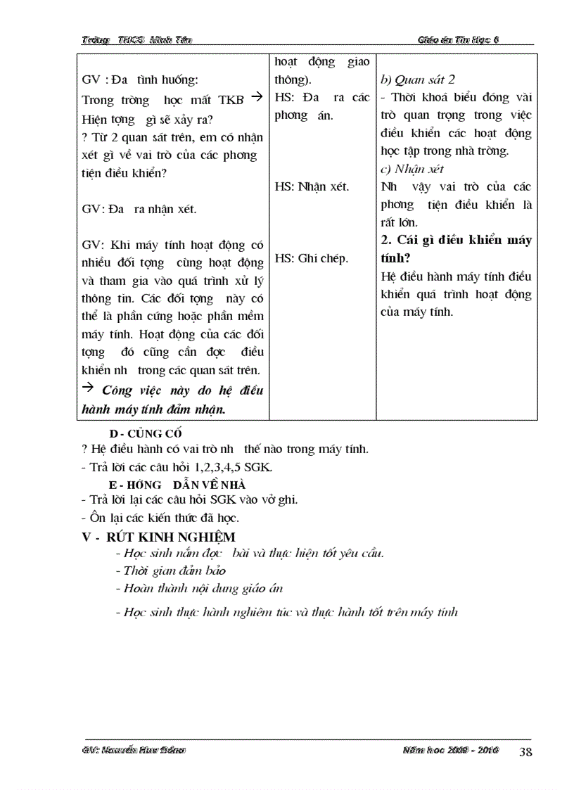 image for page Giáo án Tin 6