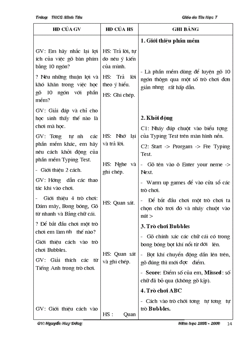 image for page Giáo án Tin 7