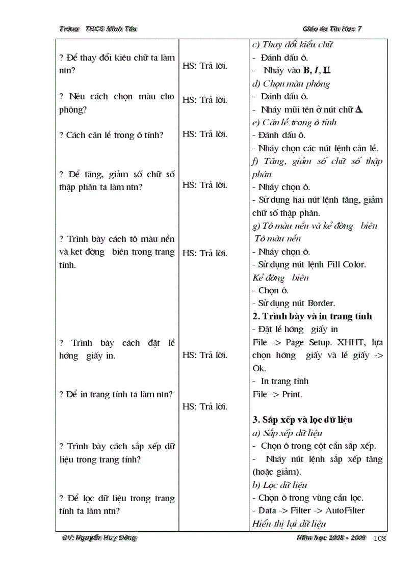 image for page Giáo án Tin 7