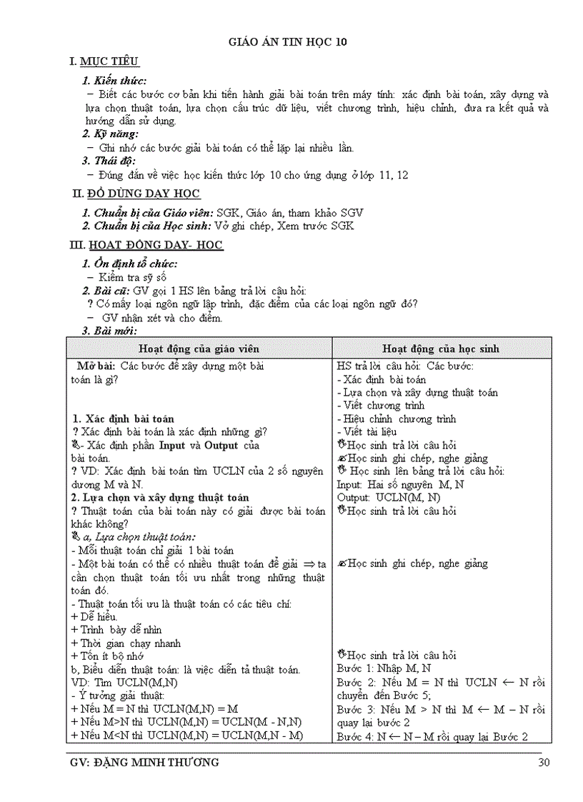 image for page Giáo án tin hoc 10