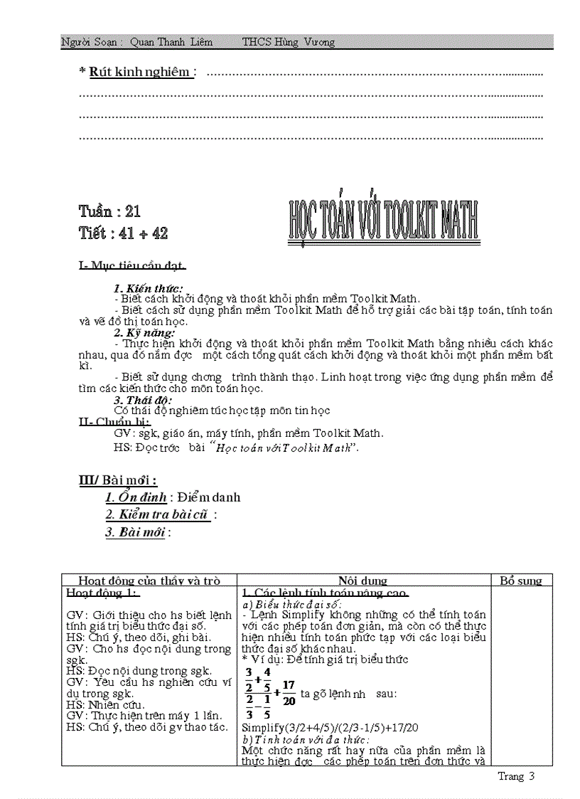 image for page Giao an Tin Hoc 7 HK2 Moi