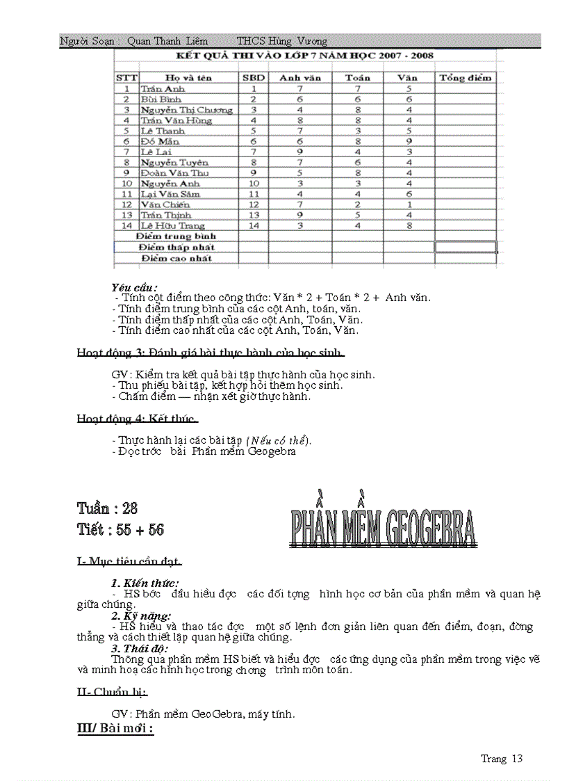 image for page Giao an Tin Hoc 7 HK2 Moi