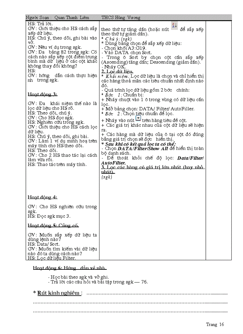 image for page Giao an Tin Hoc 7 HK2 Moi