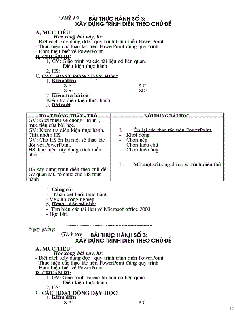 image for page Giáo án Tin Học 8