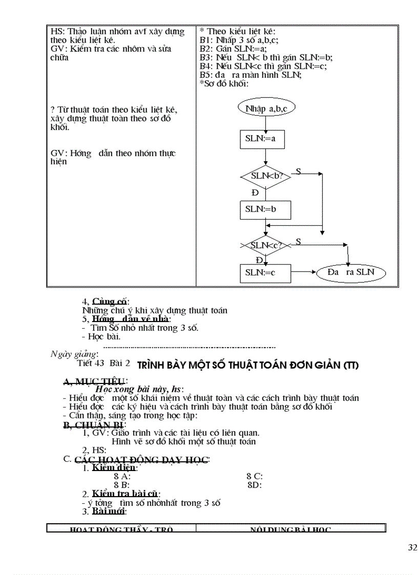 image for page Giáo án Tin Học 8