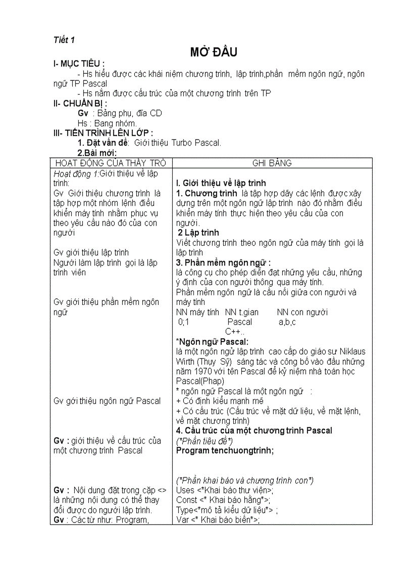 image for page Giáo án Tin Hoc 9