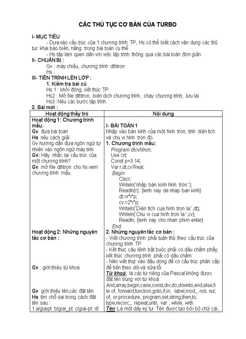 image for page Giáo án Tin Hoc 9