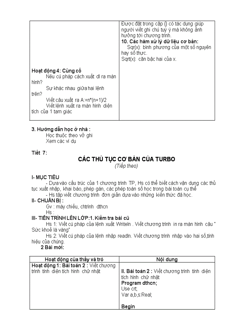 image for page Giáo án Tin Hoc 9