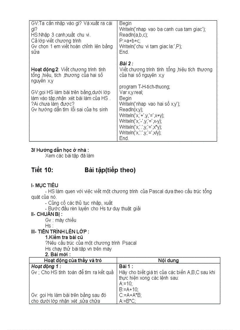 image for page Giáo án Tin Hoc 9