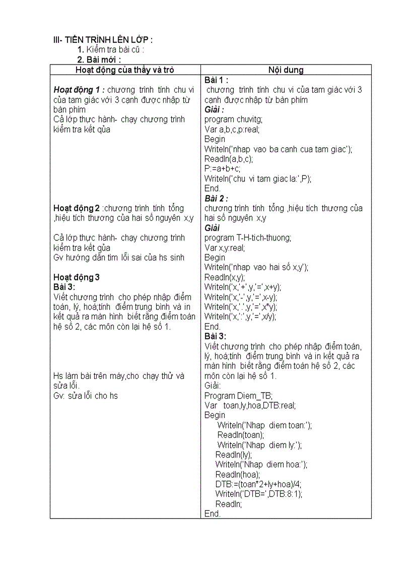 image for page Giáo án Tin Hoc 9