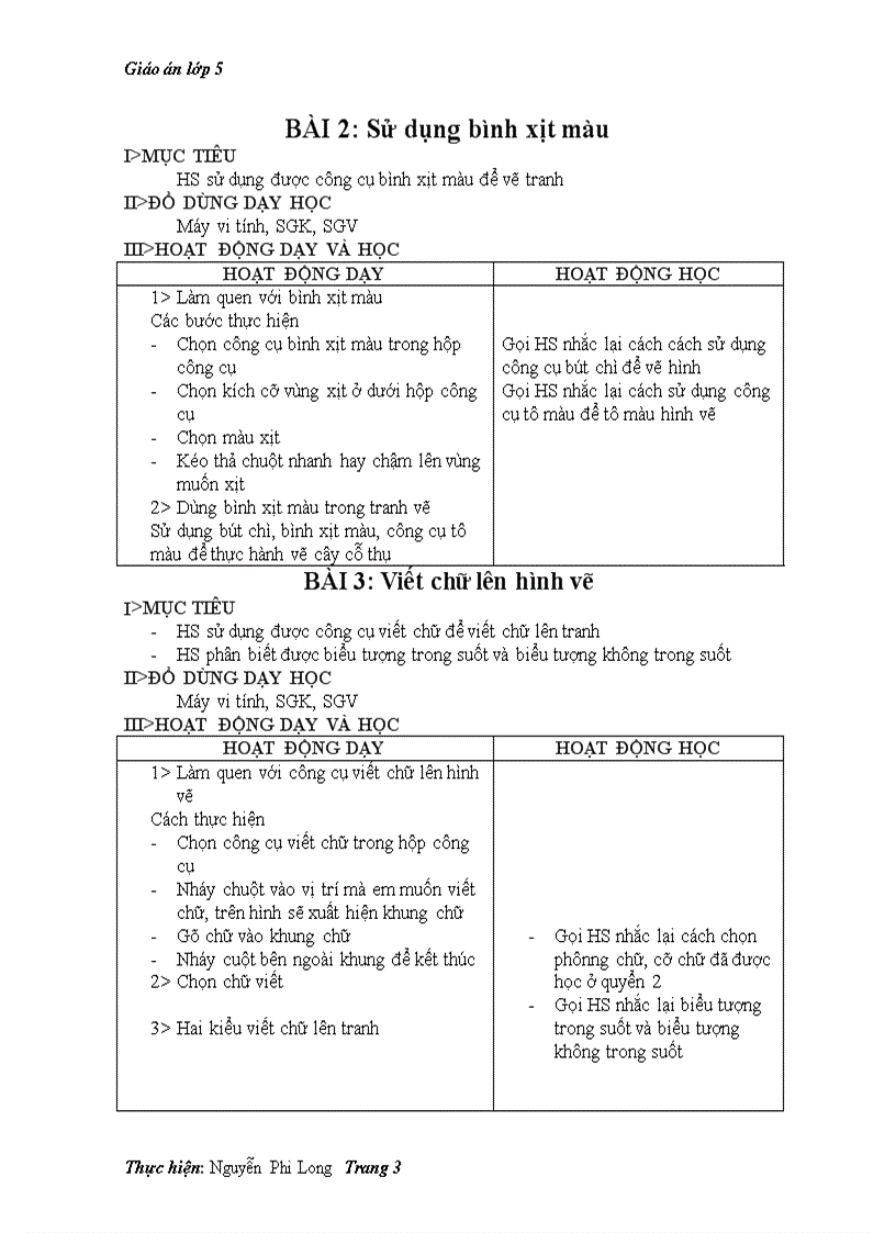 image for page Giao an tin hoc lop 5 0809