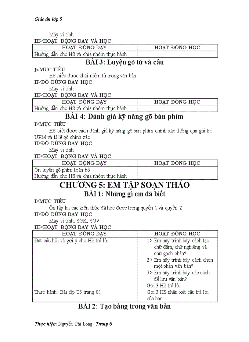 image for page Giao an tin hoc lop 5 0809