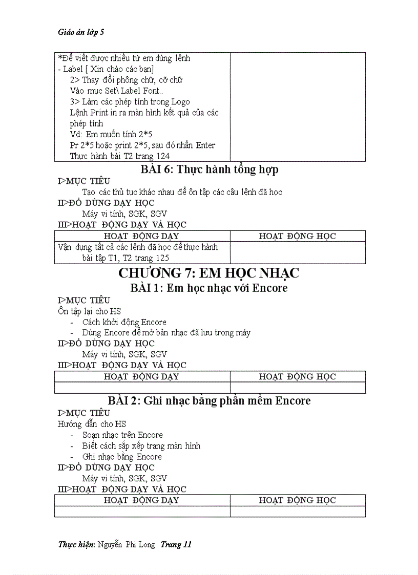 image for page Giao an tin hoc lop 5 0809