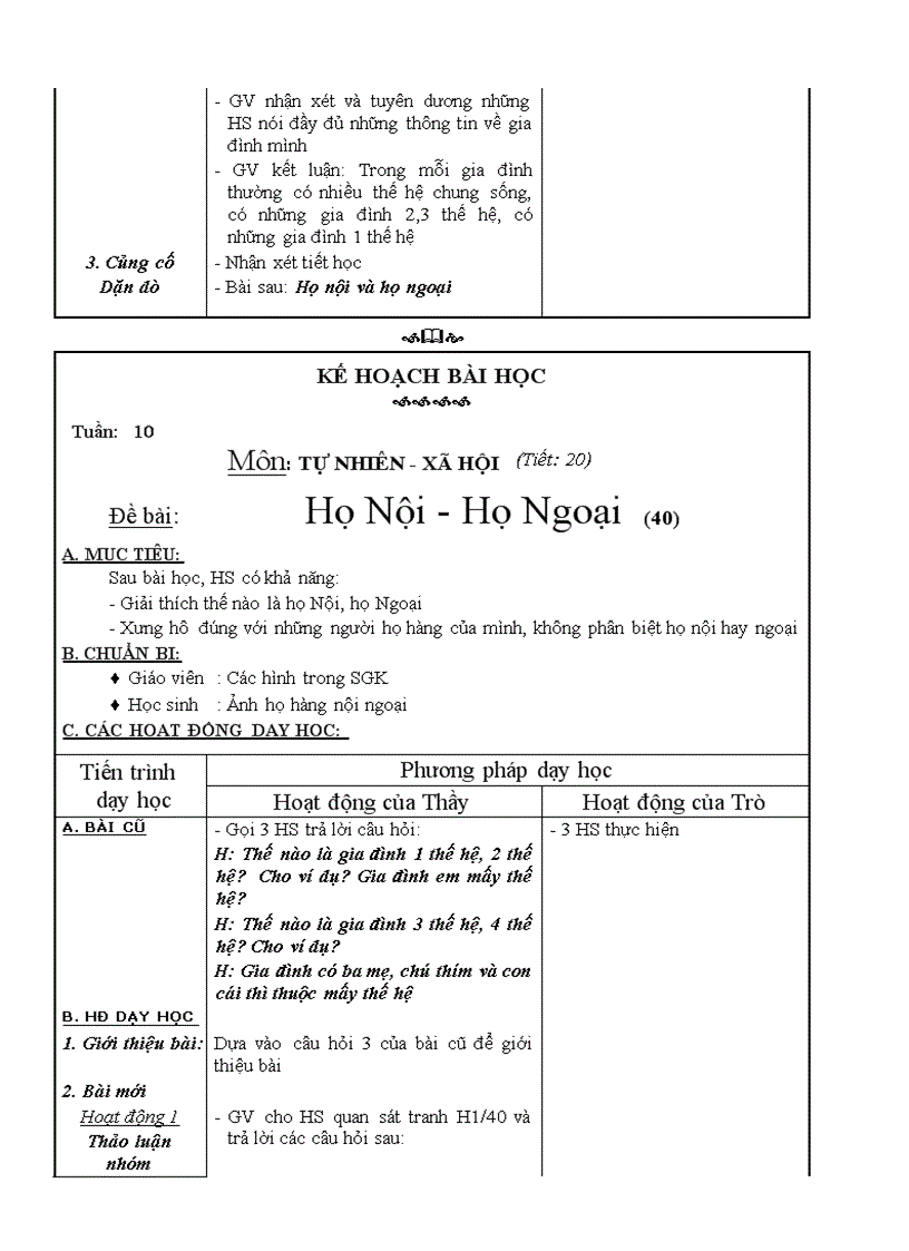 image for page Giáo án TNXH lớp3 tuần 6chuẩn mới