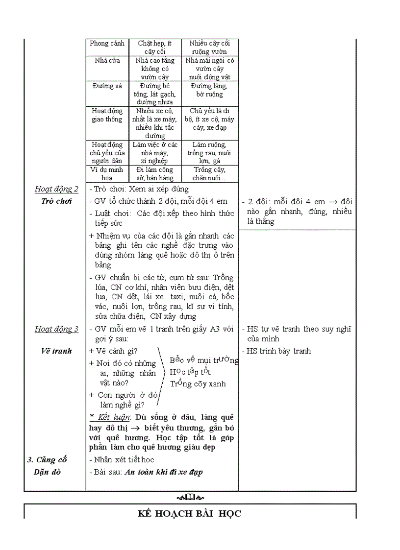 image for page Giáo án TNXH lớp3 tuần 6chuẩn mới