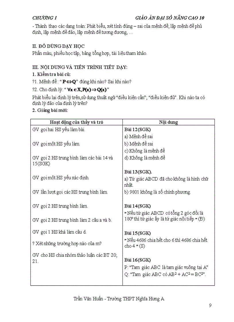 image for page Giao an toan 11 c