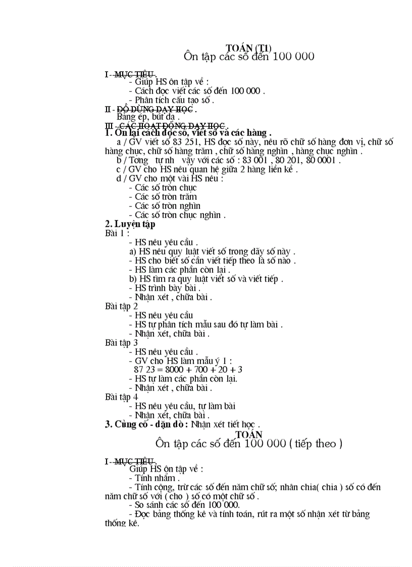 image for page Giáo án toán 4