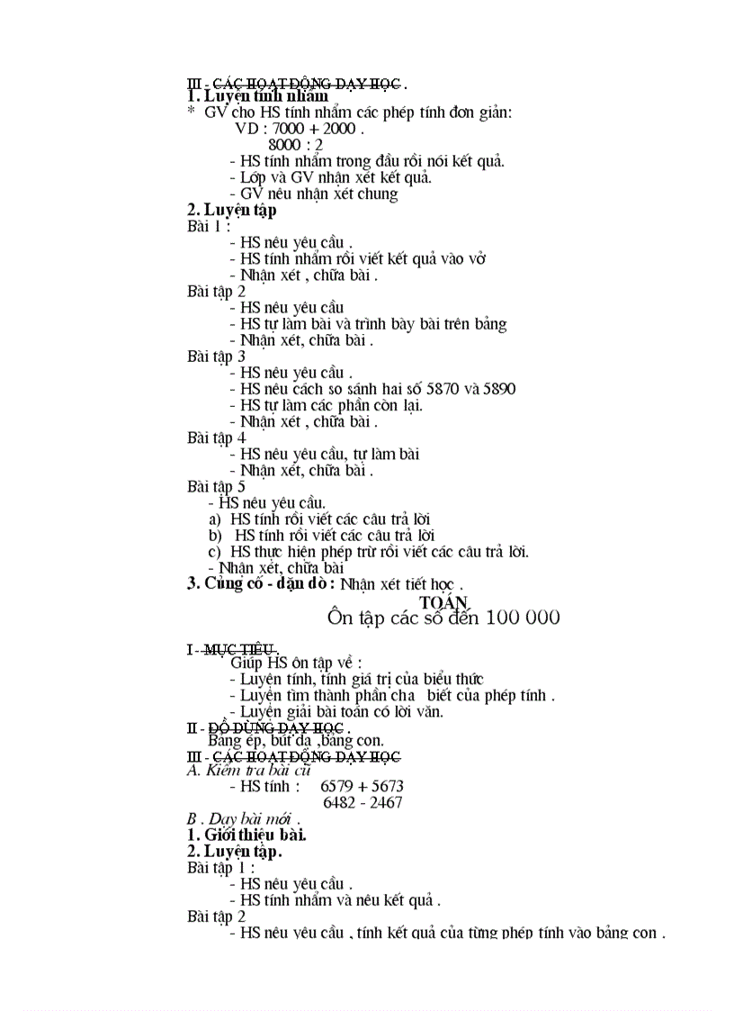 image for page Giáo án toán 4