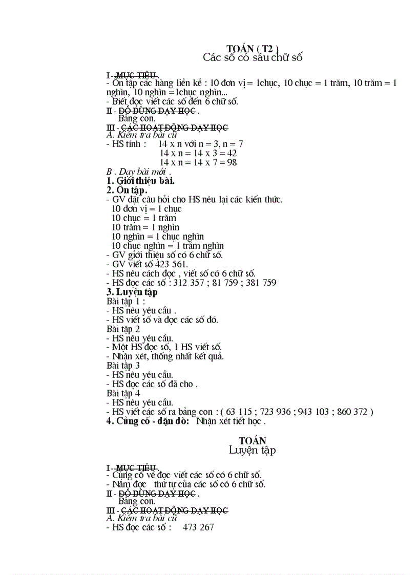 image for page Giáo án toán 4