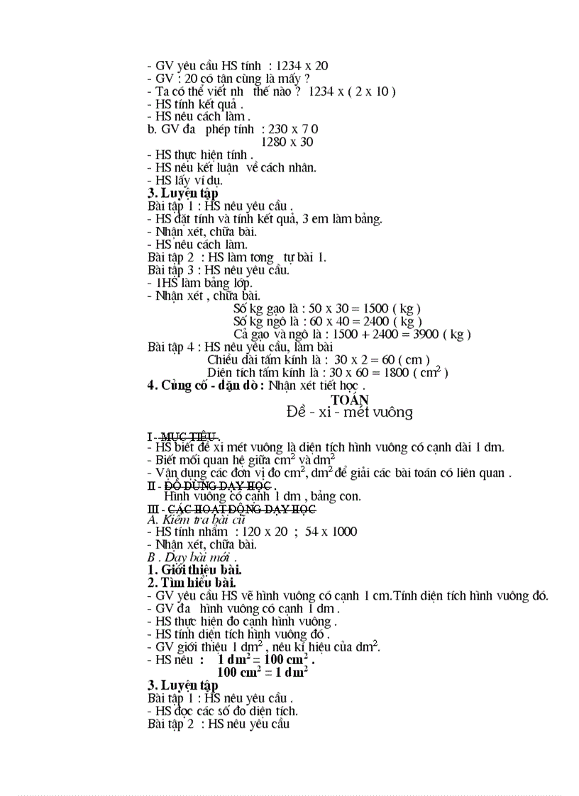 image for page Giáo án toán 4