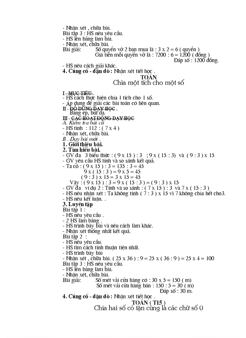 image for page Giáo án toán 4