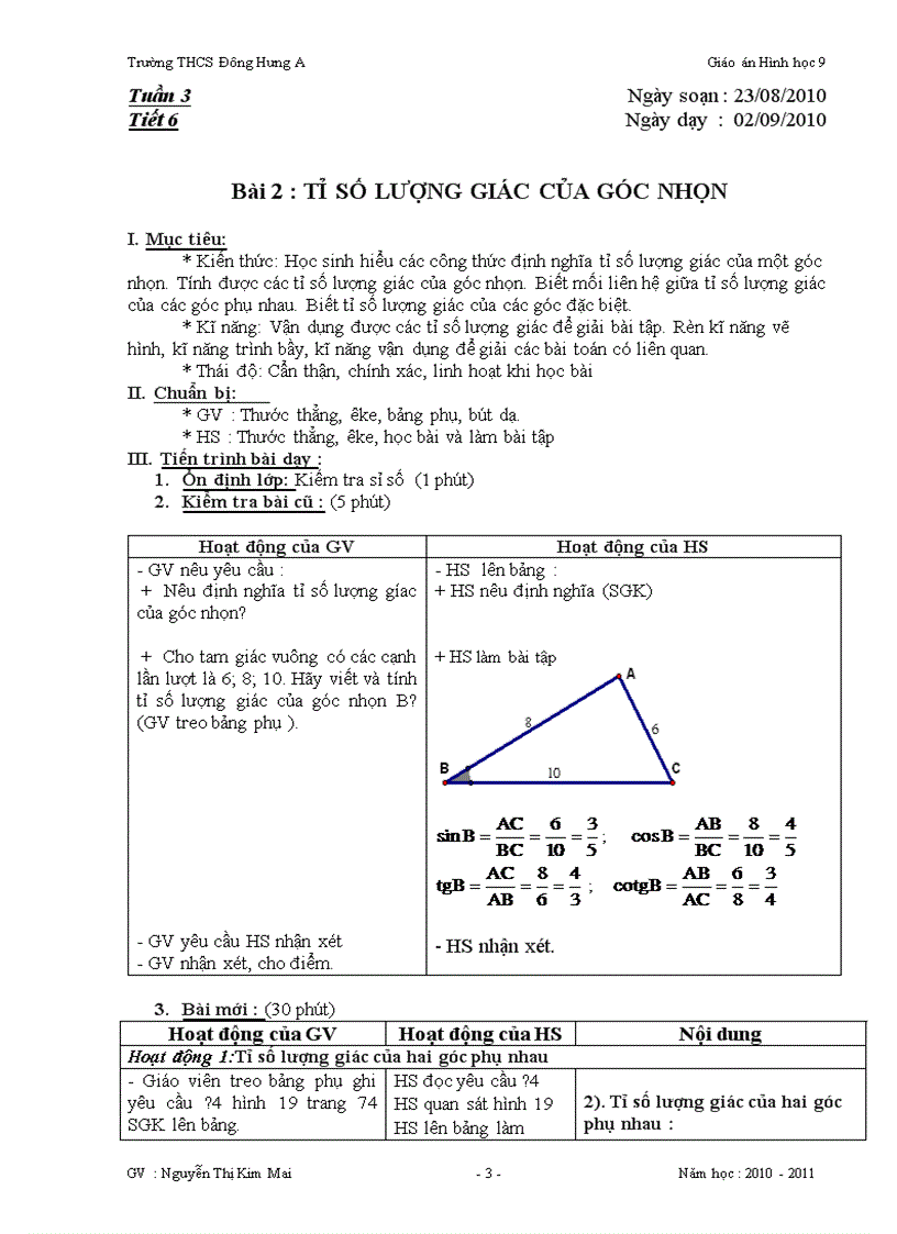 image for page Giáo án Toán9 HH Chương I chuẩn 100