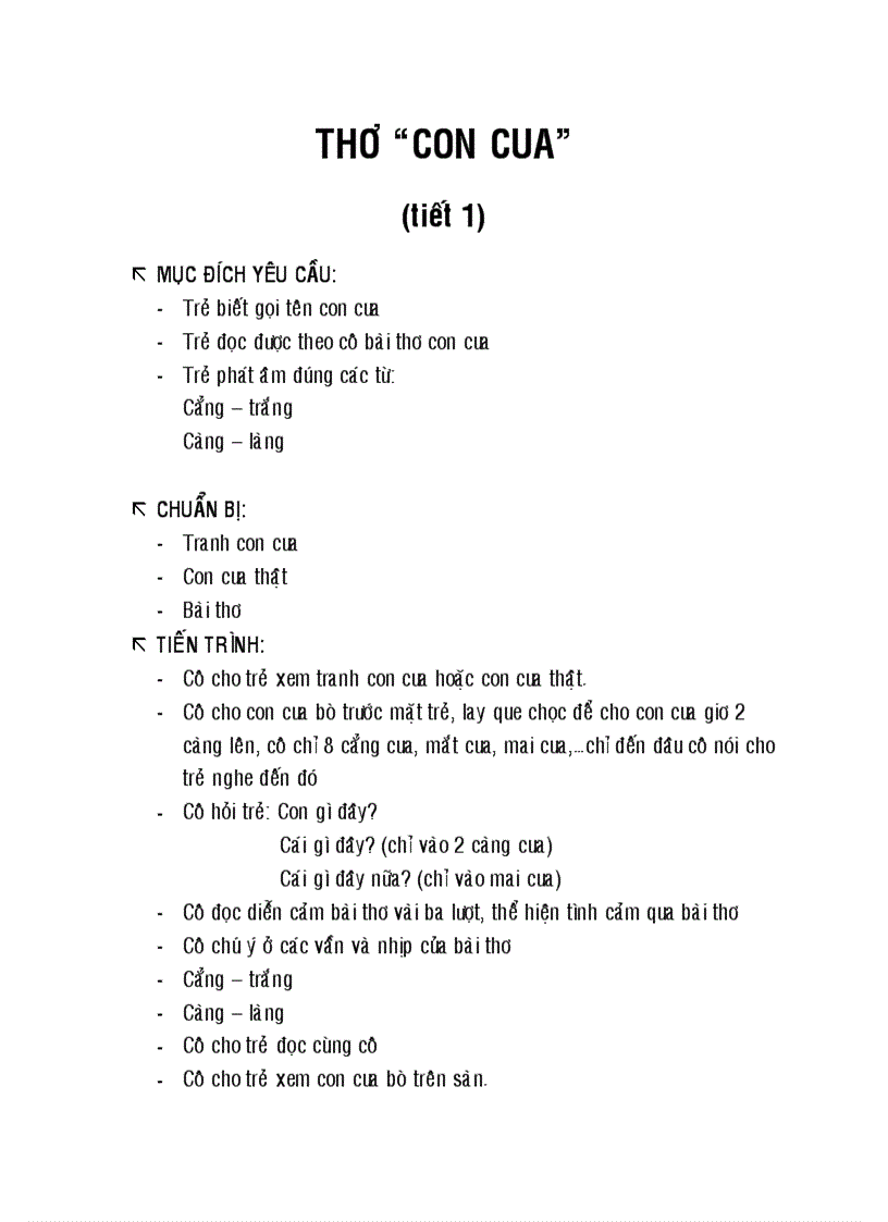 image for page Giáo án trẻ 18 24 tháng