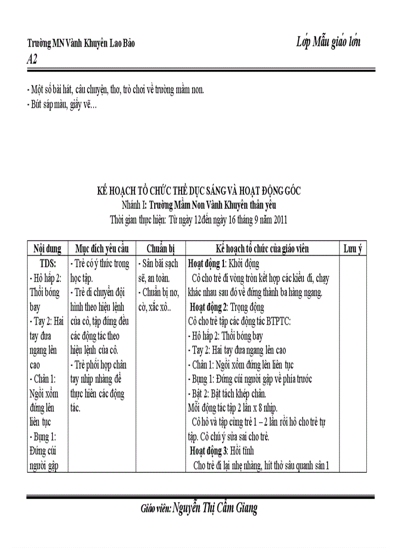 image for page Giáo án trường mầm non 2011 2012
