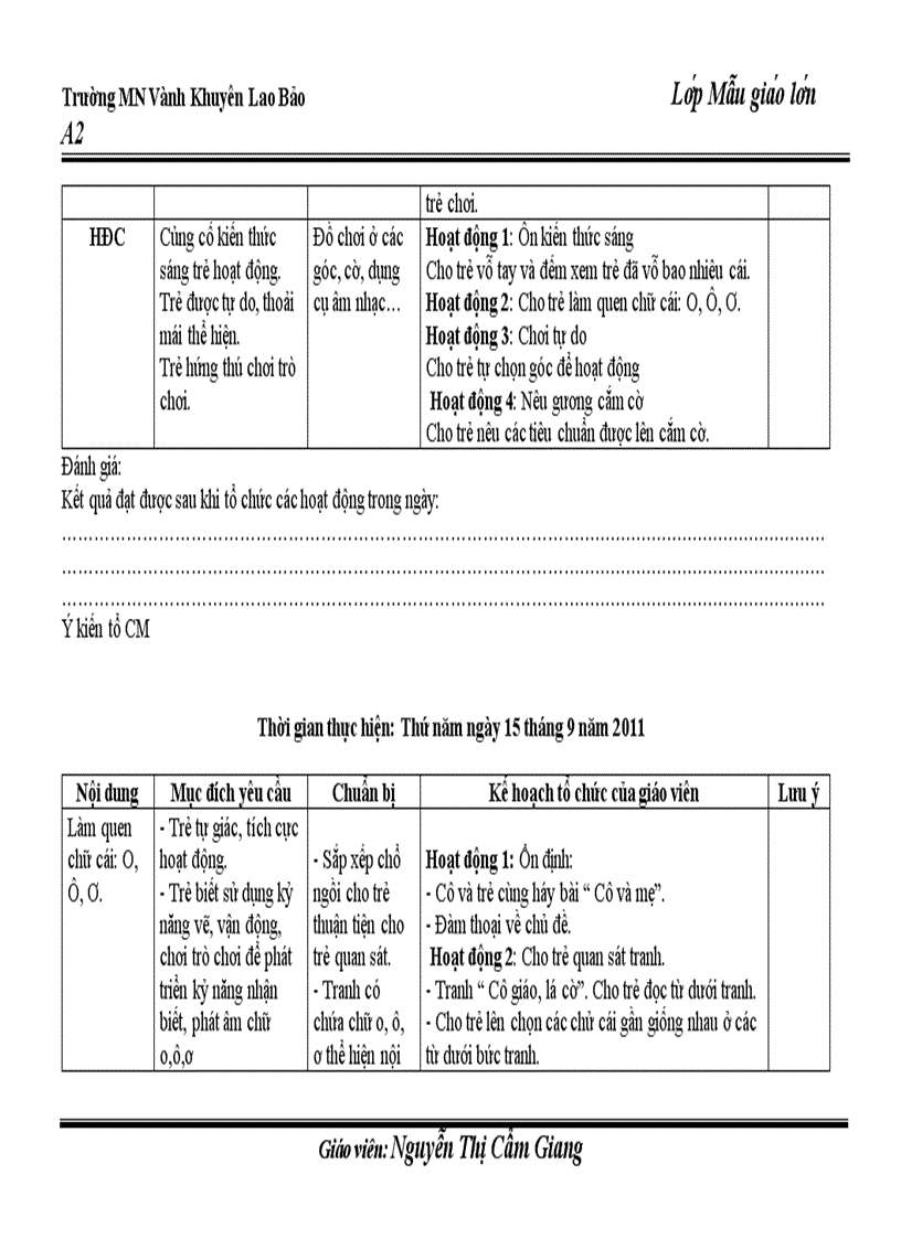 image for page Giáo án trường mầm non 2011 2012