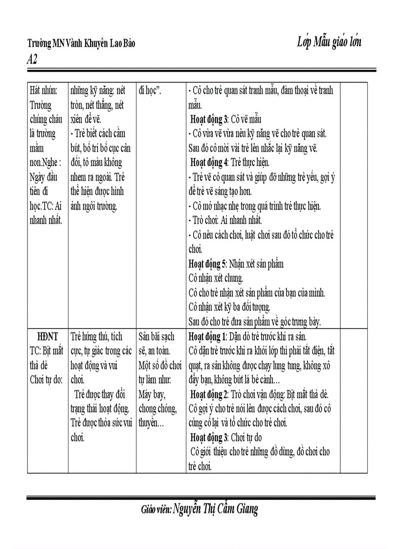 image for page Giáo án trường mầm non 2011 2012