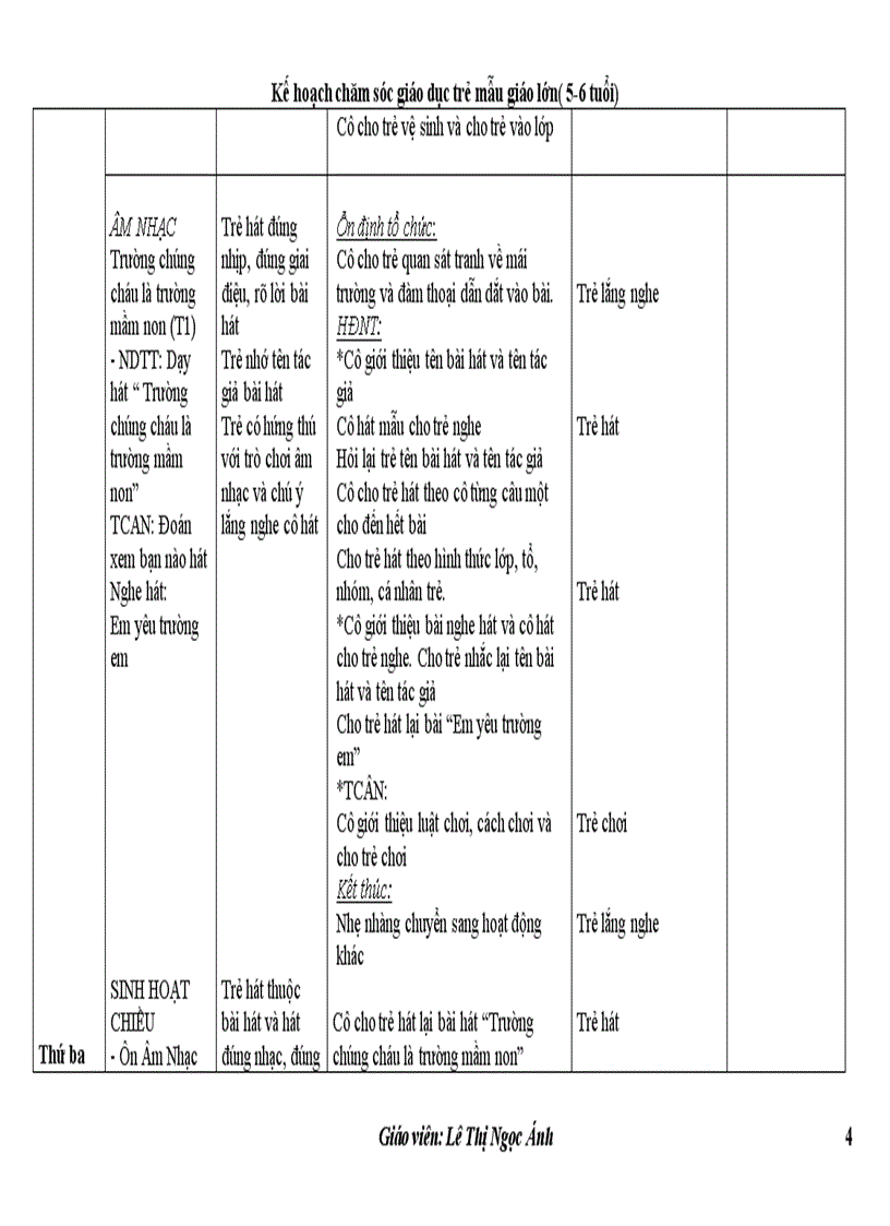 image for page Giáo án tuần 1 chủ đề bản thân