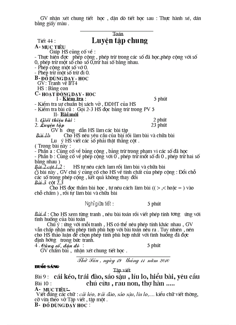 image for page Giao an tuan 11 lop 1