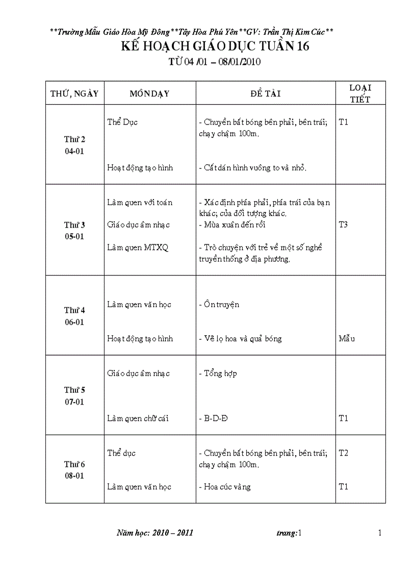 image for page Giao an tuan 16 nam tuoi