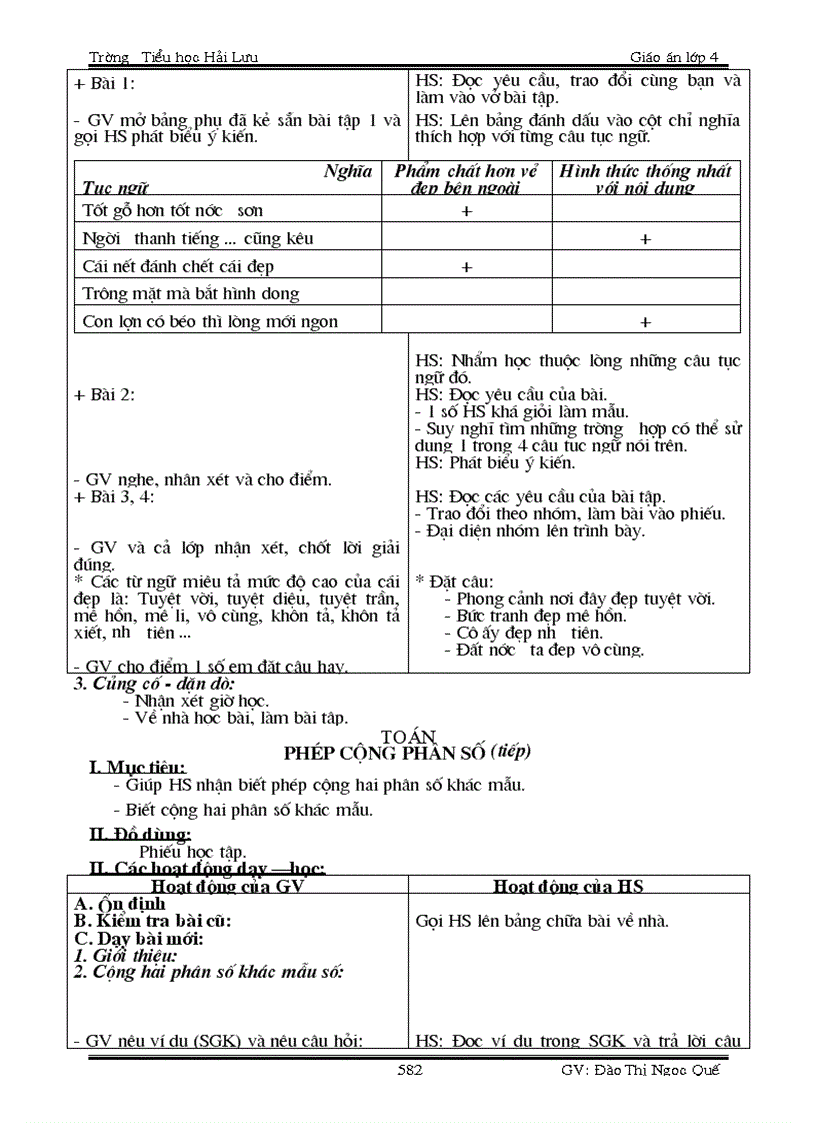 image for page Giáo án tuần 23 dạy 2 buổi trên ngày