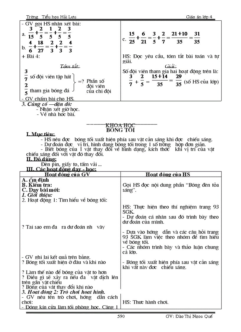 image for page Giáo án tuần 23 dạy 2 buổi trên ngày