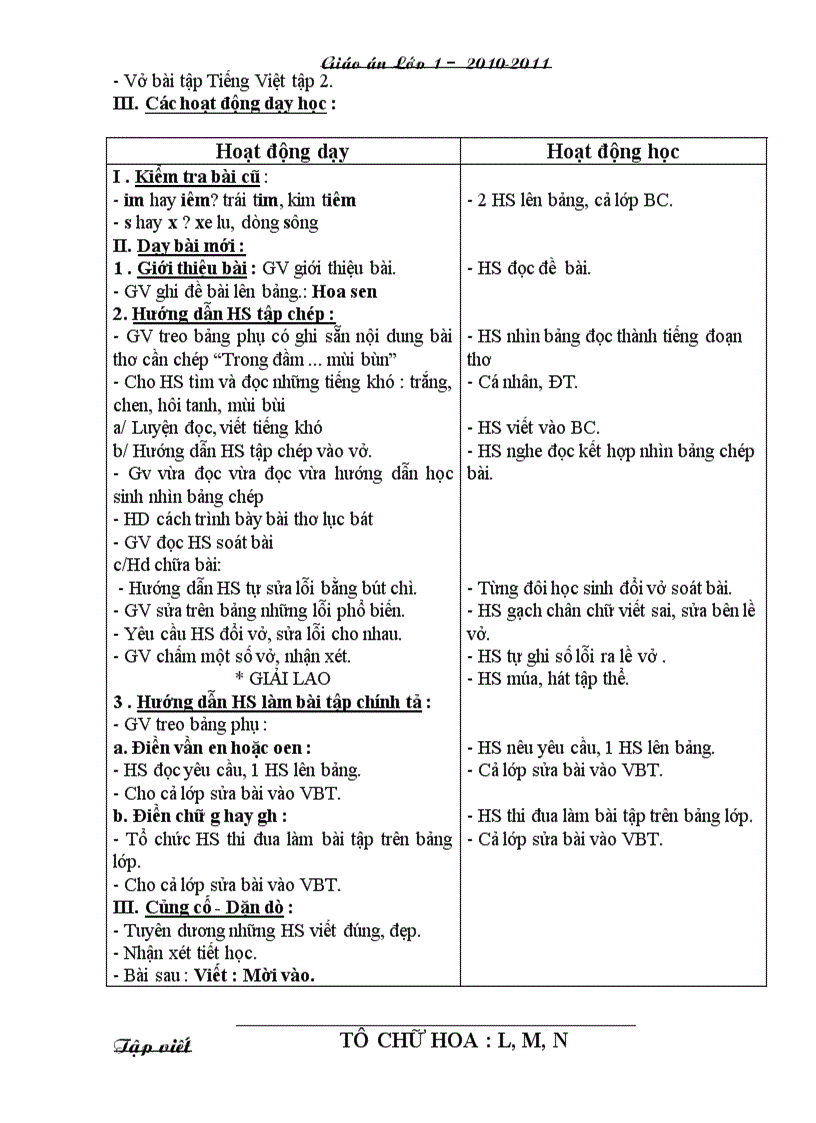 image for page Giáo án tuần 29 lớp 1