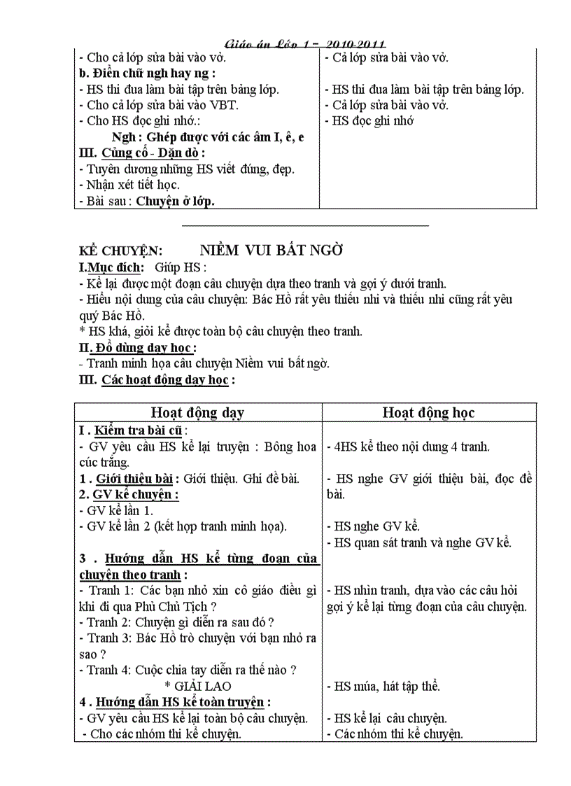 image for page Giáo án tuần 29 lớp 1