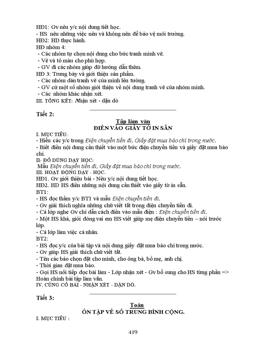 image for page Giáo án tuần 34 35