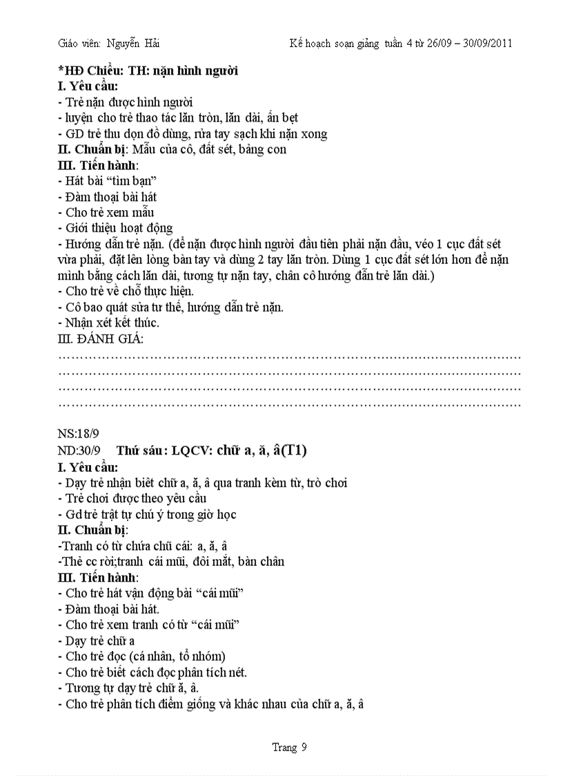 image for page Giáo án tuần 4 2011