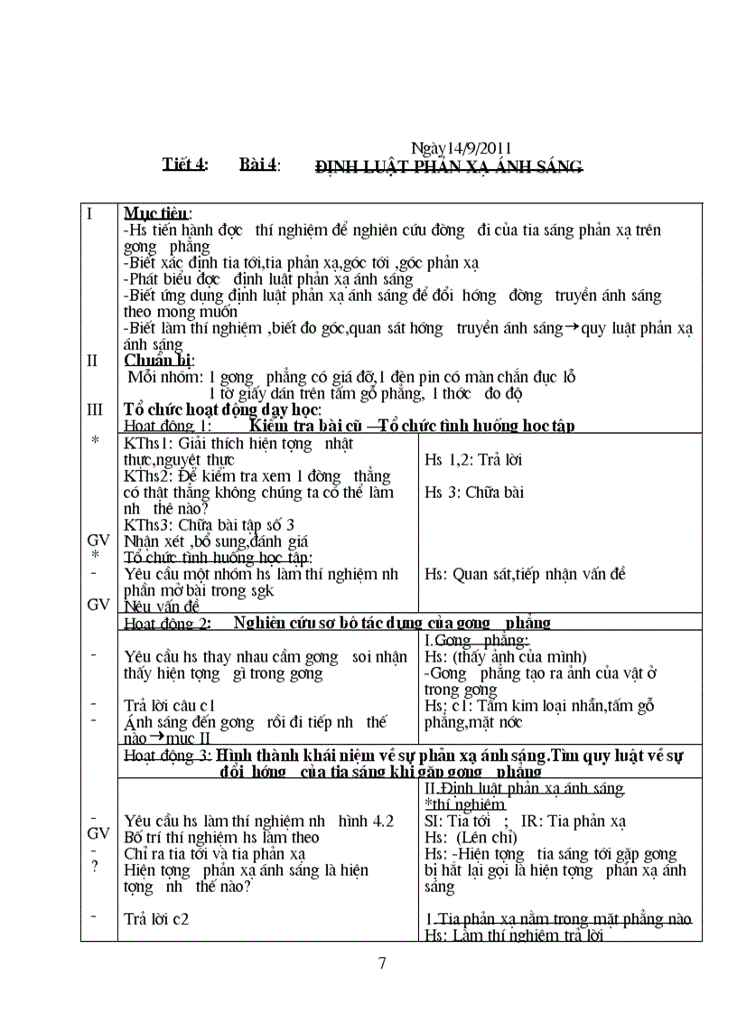 image for page Giao an vat li 7